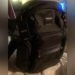 TUMI ALPHA BRAVO NAVIGATION BACKPACK/BLACK-W/TAGS(NWT) (AUTHENTIC)(MEN's/UNISEX)